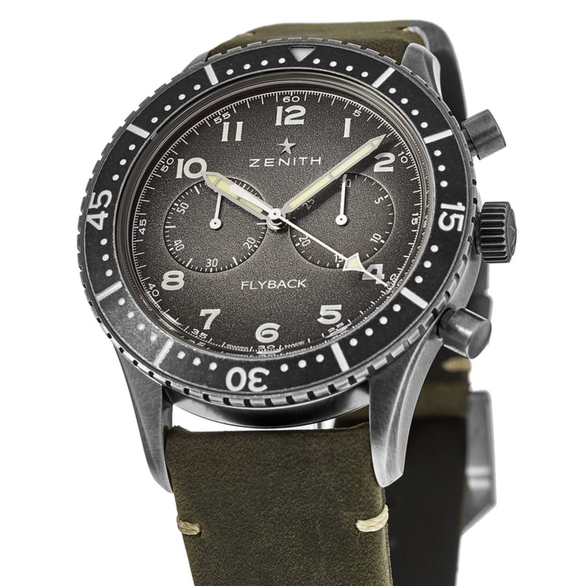 Zenith Pilot Cronometro Tipo CP-2 Flyback 11.2240.405/21.C773 Stainless Steel 2