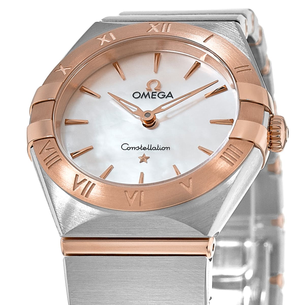 Omega Constellation Manhattan Quartz 28mm 131.20.28.60.05.001 Rose Gold & Stainless Steel 2