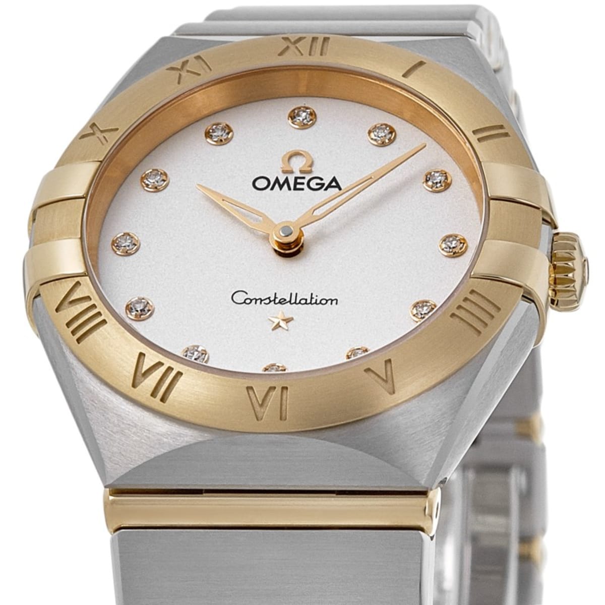 Omega Constellation Manhattan Quartz 28mm 131.20.28.60.52.002 Yellow Gold & Stainless Steel 2