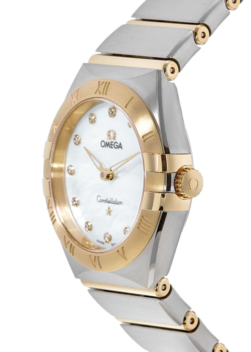 Omega Constellation Manhattan Quartz 28mm 131.20.28.60.55.002 Yellow Gold & Stainless Steel 2