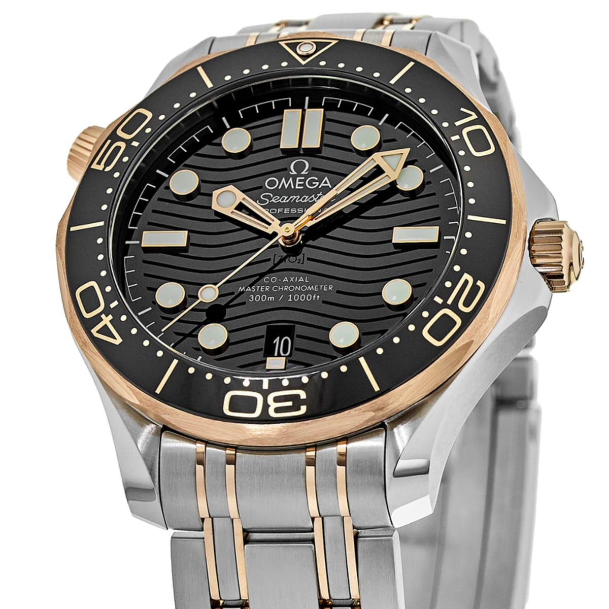 Omega Seamaster Diver 300M 210.20.42.20.01.002 Gold & Stainless Steel 2