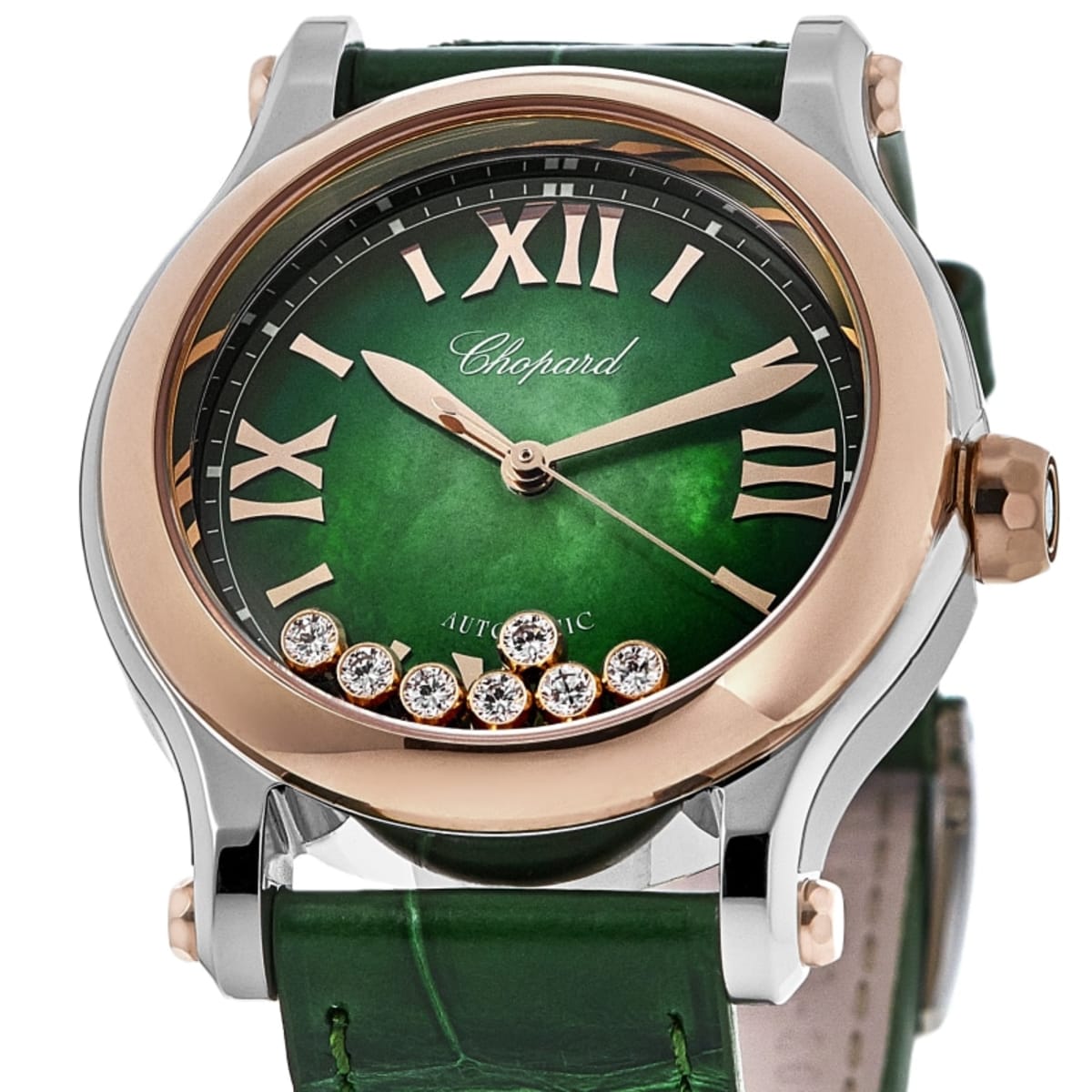 Chopard Happy Sport Medium Automatic 36mm 278578-6002 Rose Gold & Stainless Steel 2