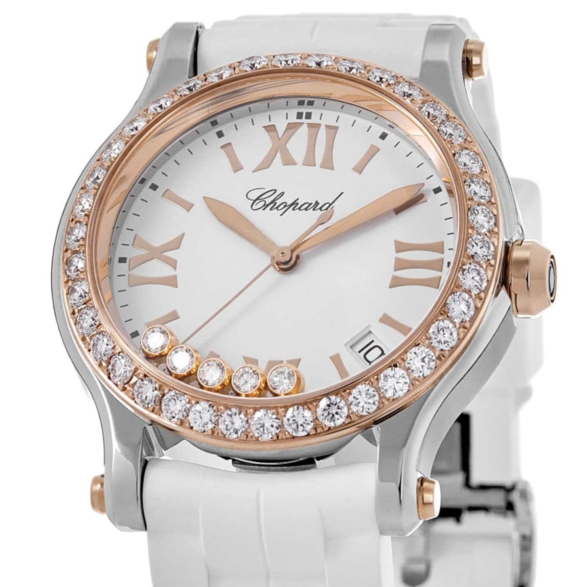 Chopard Happy Sport Medium 36mm 278582-6001-CD Rose Gold & Stainless Steel 2