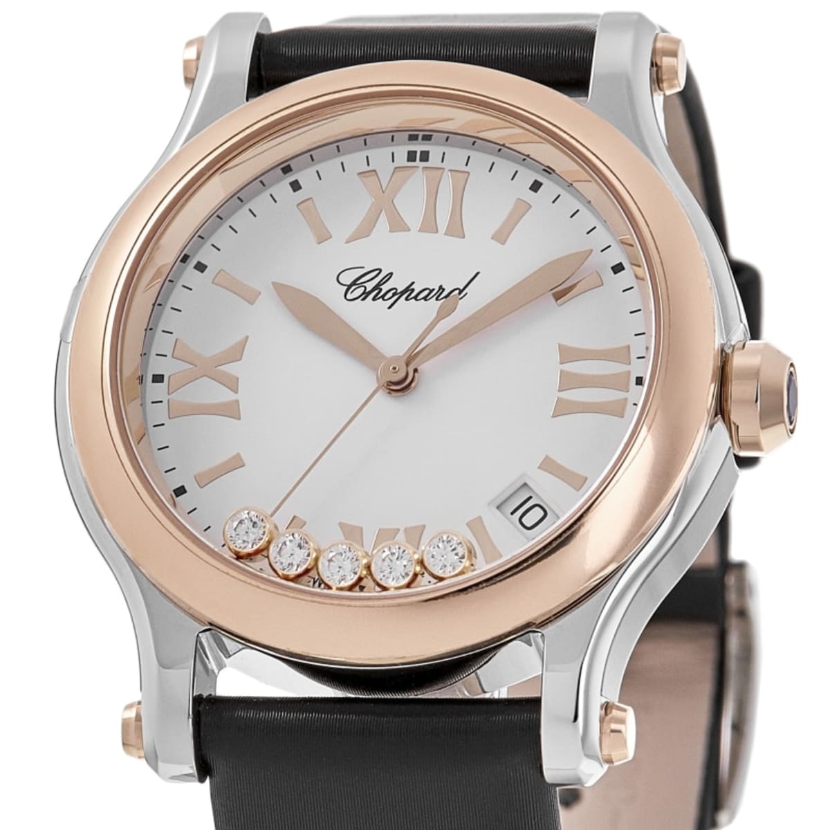 Chopard Happy Sport Medium 36mm 278582-6001S Rose Gold & Stainless Steel 2