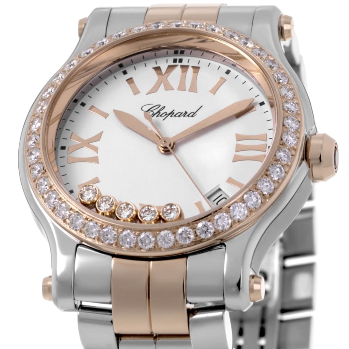 Chopard Happy Sport Medium 36mm 278582-6002-CD Rose Gold & Stainless Steel 2
