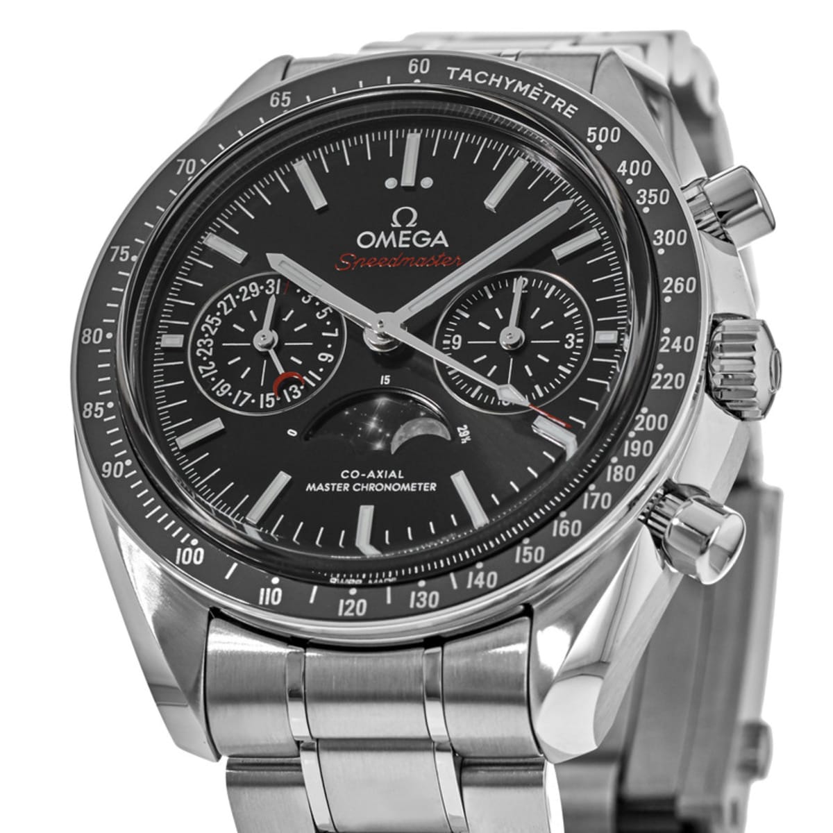 Omega Speedmaster Moonphase Co-Axial Master Chronometer Chronograph 304.30.44.52.01.001 Stainless Steel 2