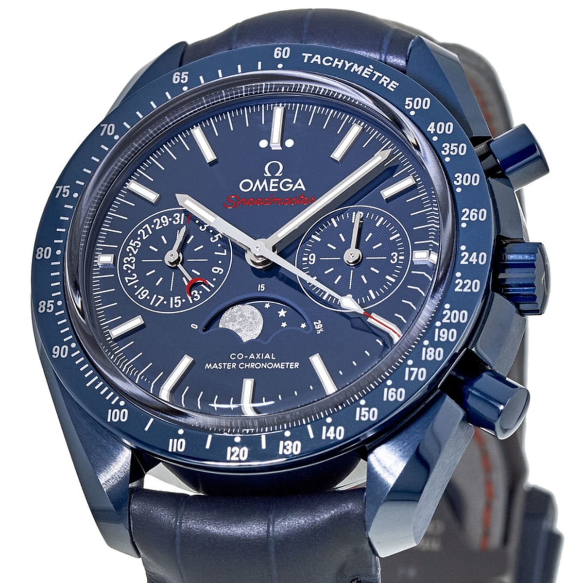 Omega Speedmaster Moonphase Co-Axial Master Chronometer Chronograph 304.93.44.52.03.001 Ceramic 2