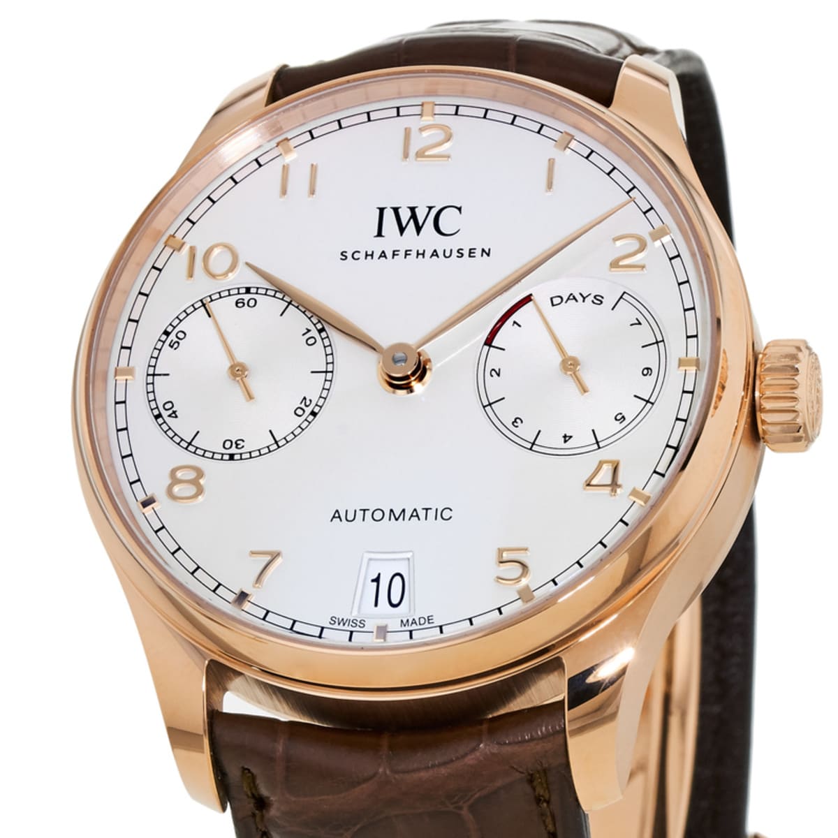 IWC Portugieser Automatic 7 Day Power Reserve IW500701 Rose Gold 2