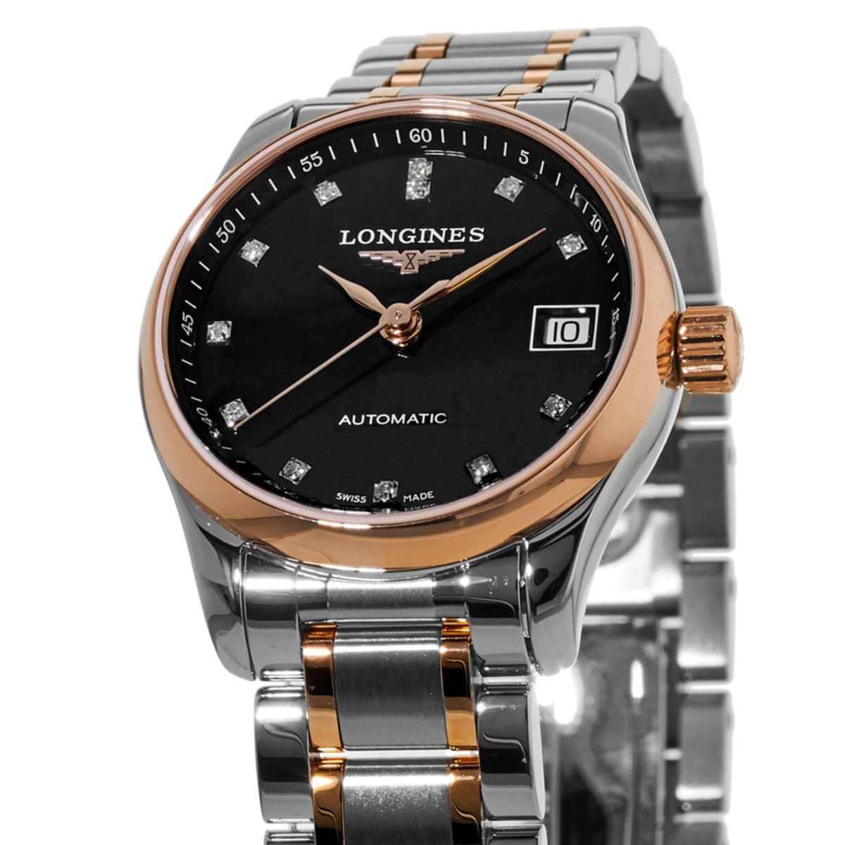 Longines Master  L2.128.5.59.7 Rose Gold & Stainless Steel 2
