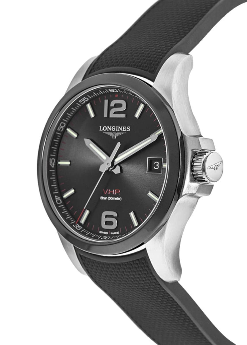 Longines Conquest V.H.P. 41mm L3.719.4.56.9 Ceramic & Stainless Steel 2