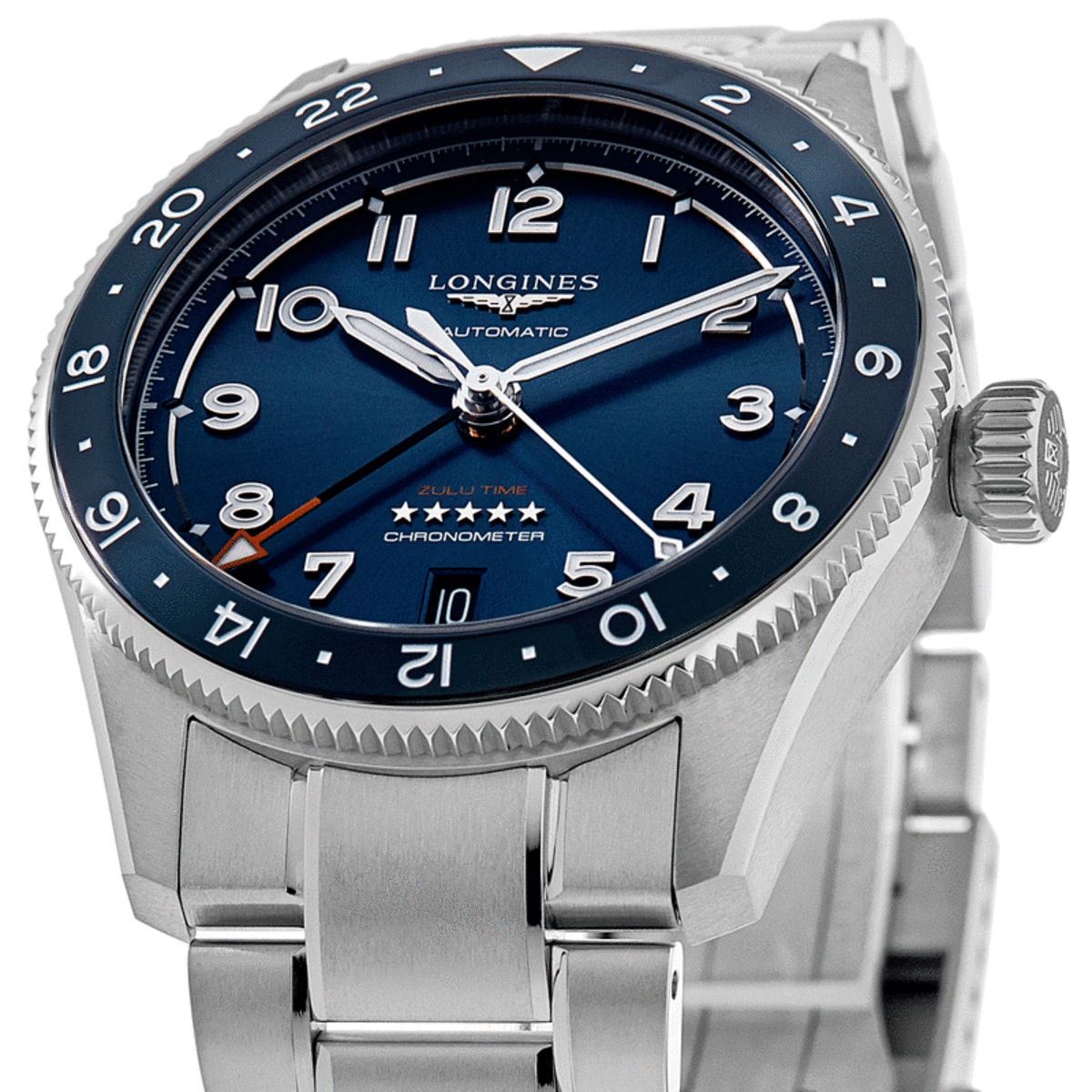 Longines Spirit Zulu Time L3.802.4.93.6 Stainless Steel 2