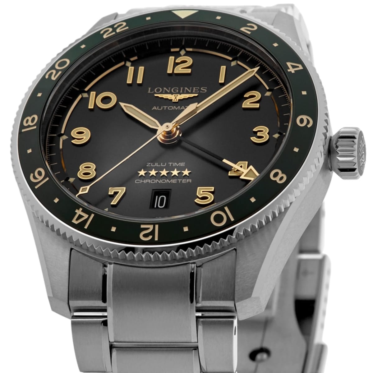 Longines Spirit Zulu Time L3.812.4.63.6 Ceramic & Stainless Steel 2