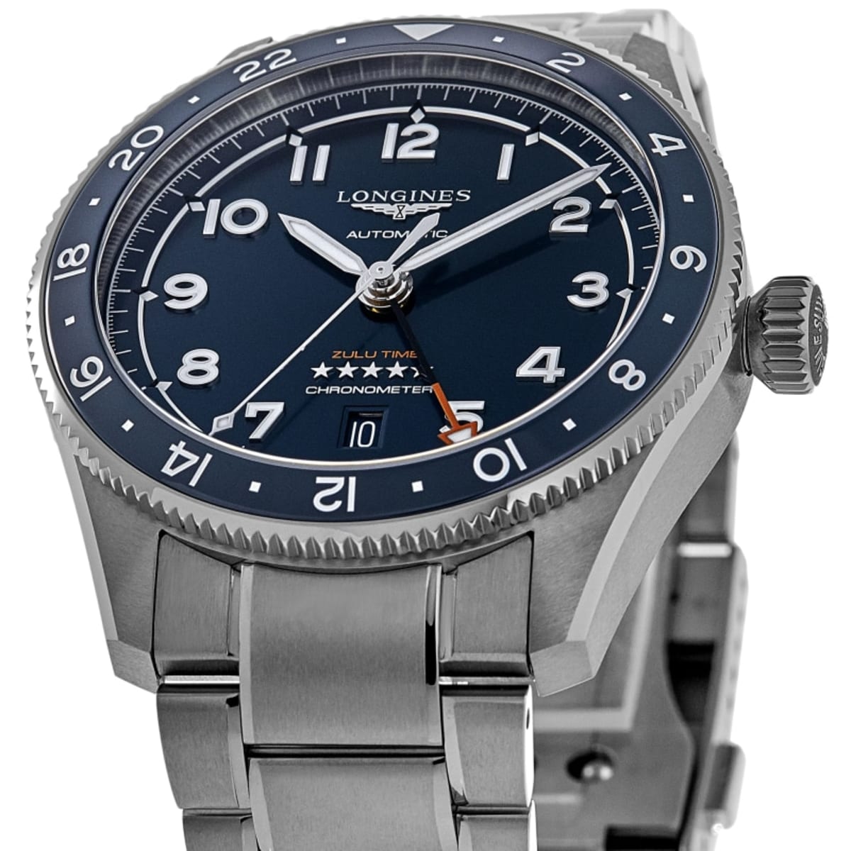 Longines Spirit Zulu Time L3.812.4.93.6 Ceramic & Stainless Steel 2