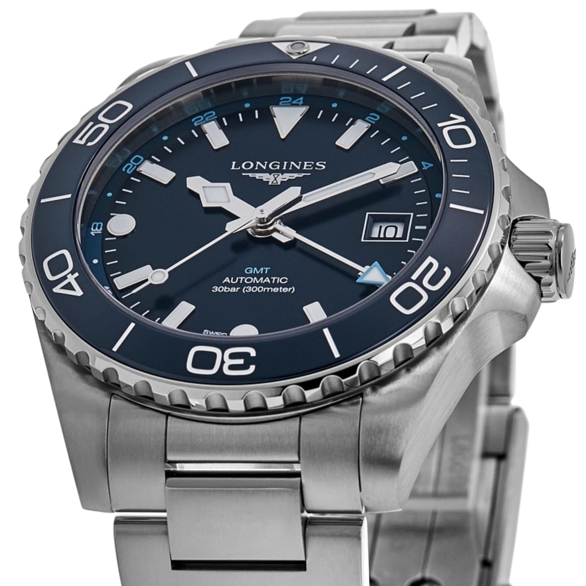 Longines HydroConquest GMT L3.890.4.96.6 Stainless Steel 2