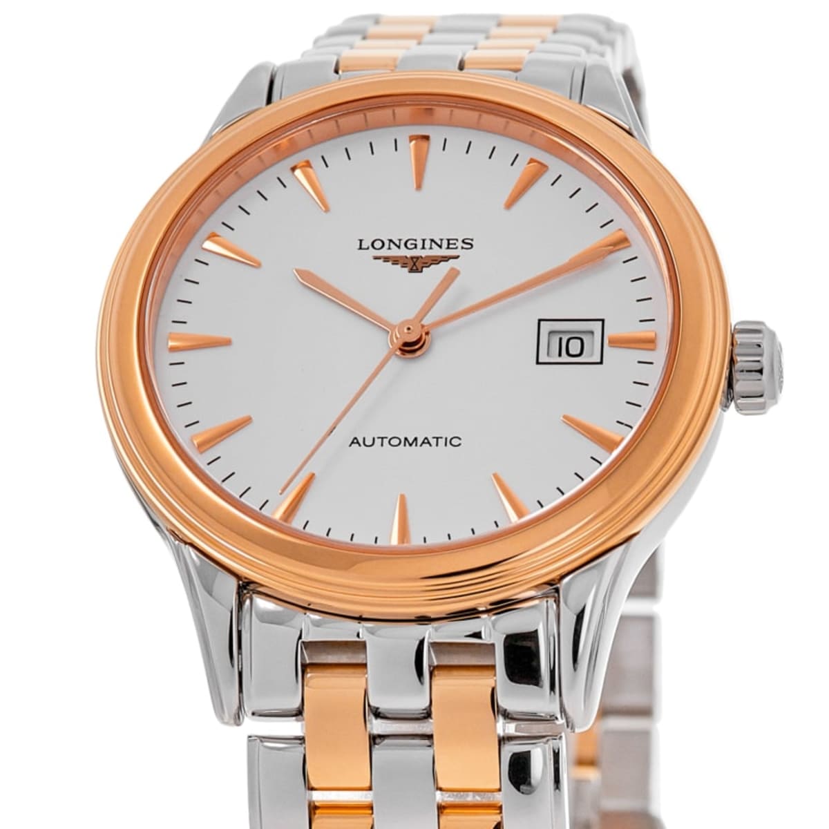 Longines Flagship Automatic L4.374.3.92.7 Rose Gold & Stainless Steel 2