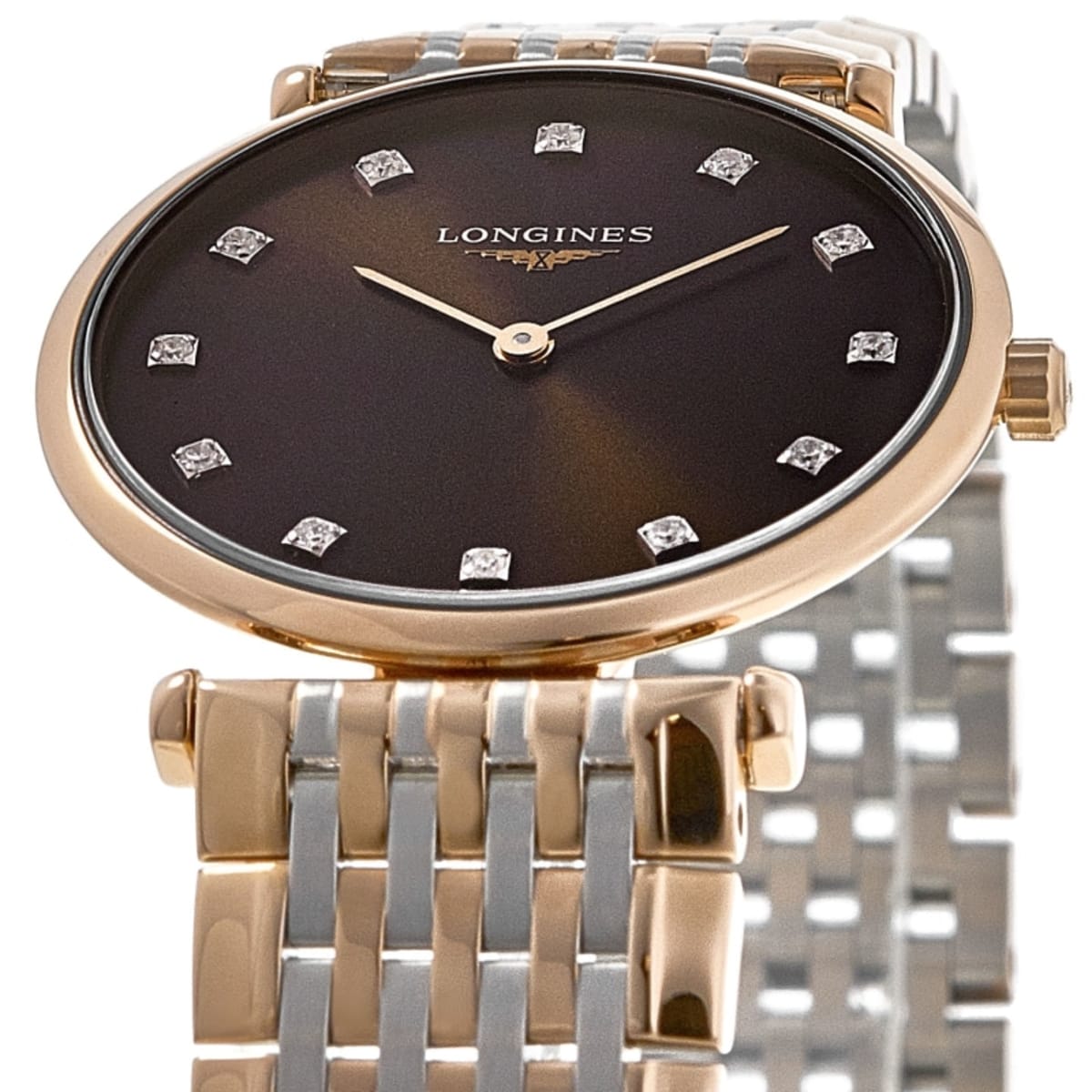Longines La Grande Classique Quartz L4.512.1.67.D Rose Gold & Stainless Steel 2