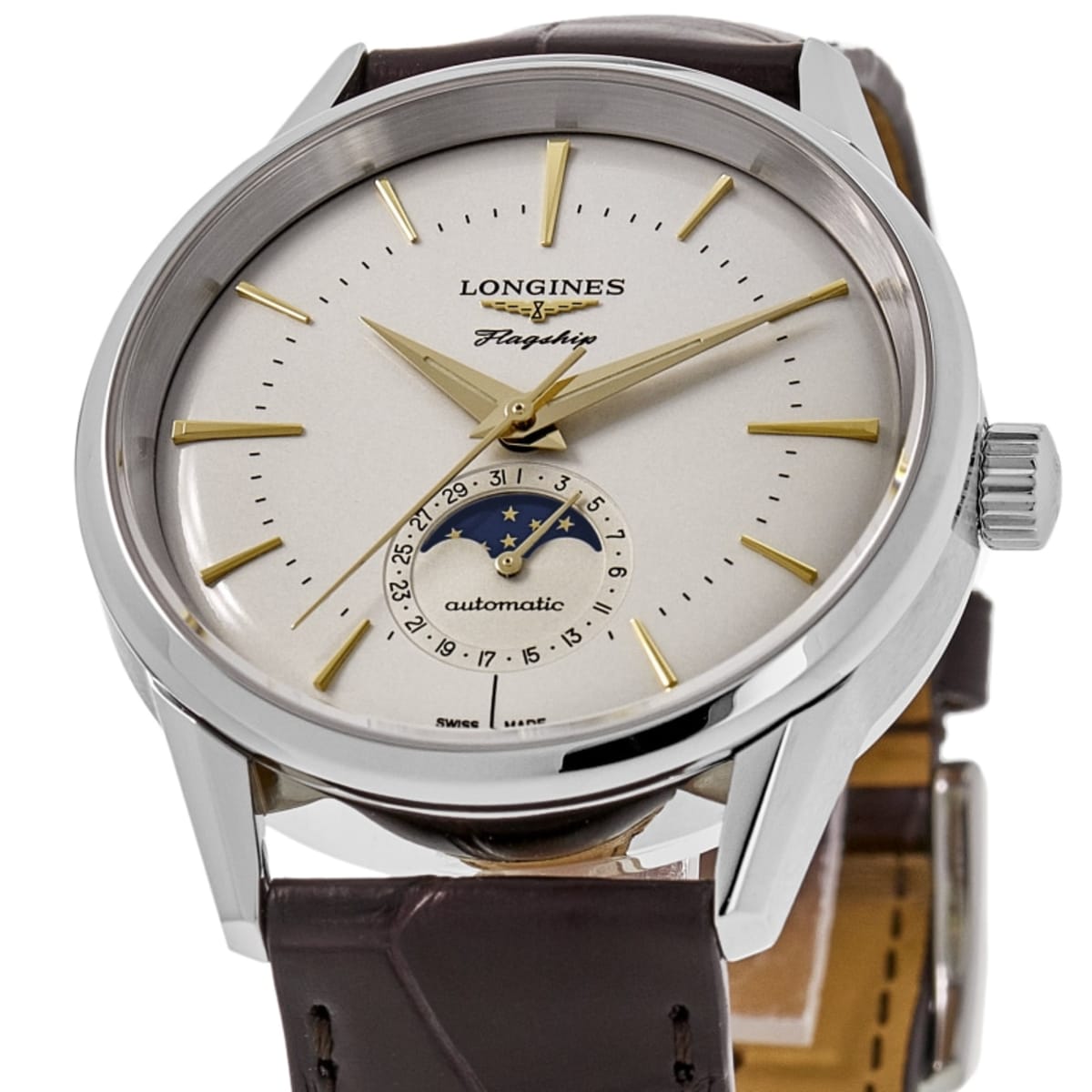 Longines Flagship Heritage Moonphase L4.815.4.78.2 Stainless Steel 2