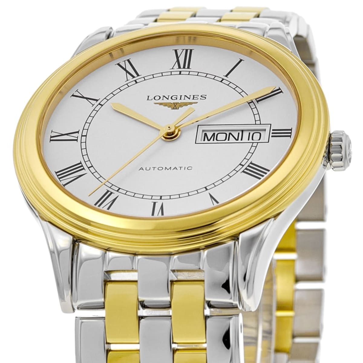 Longines Flagship Automatic L4.899.3.21.7 Yellow Gold & Stainless Steel 2
