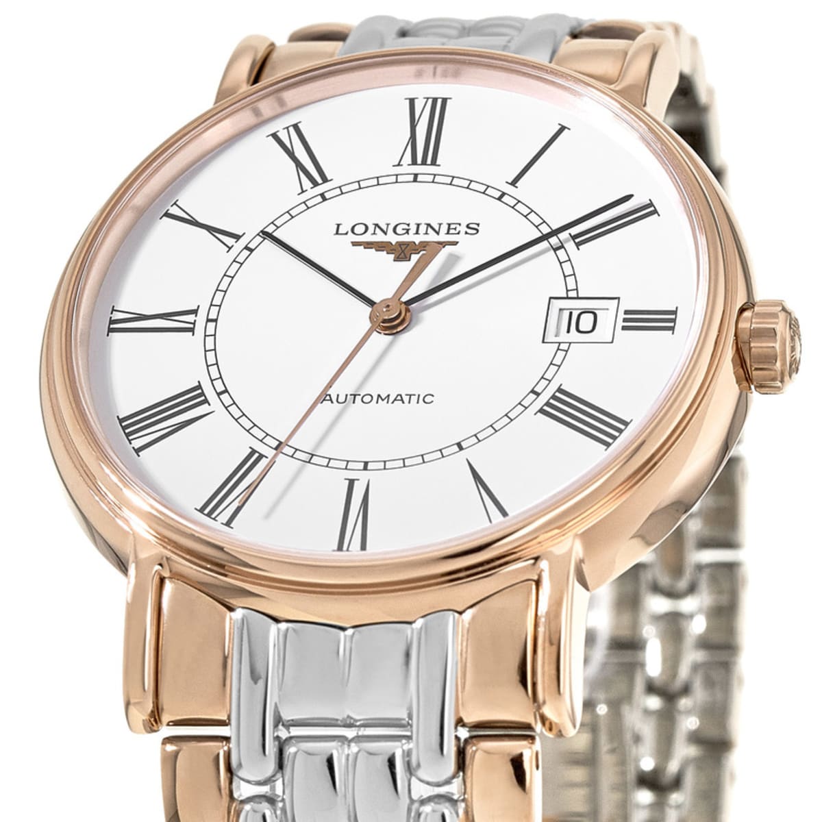 Longines Presence Automatic L4.921.1.11.7 Rose Gold & Stainless Steel 2