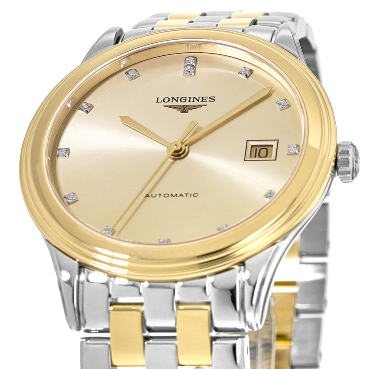 Longines Flagship Automatic L4.974.3.37.7 Yellow Gold & Stainless Steel 2