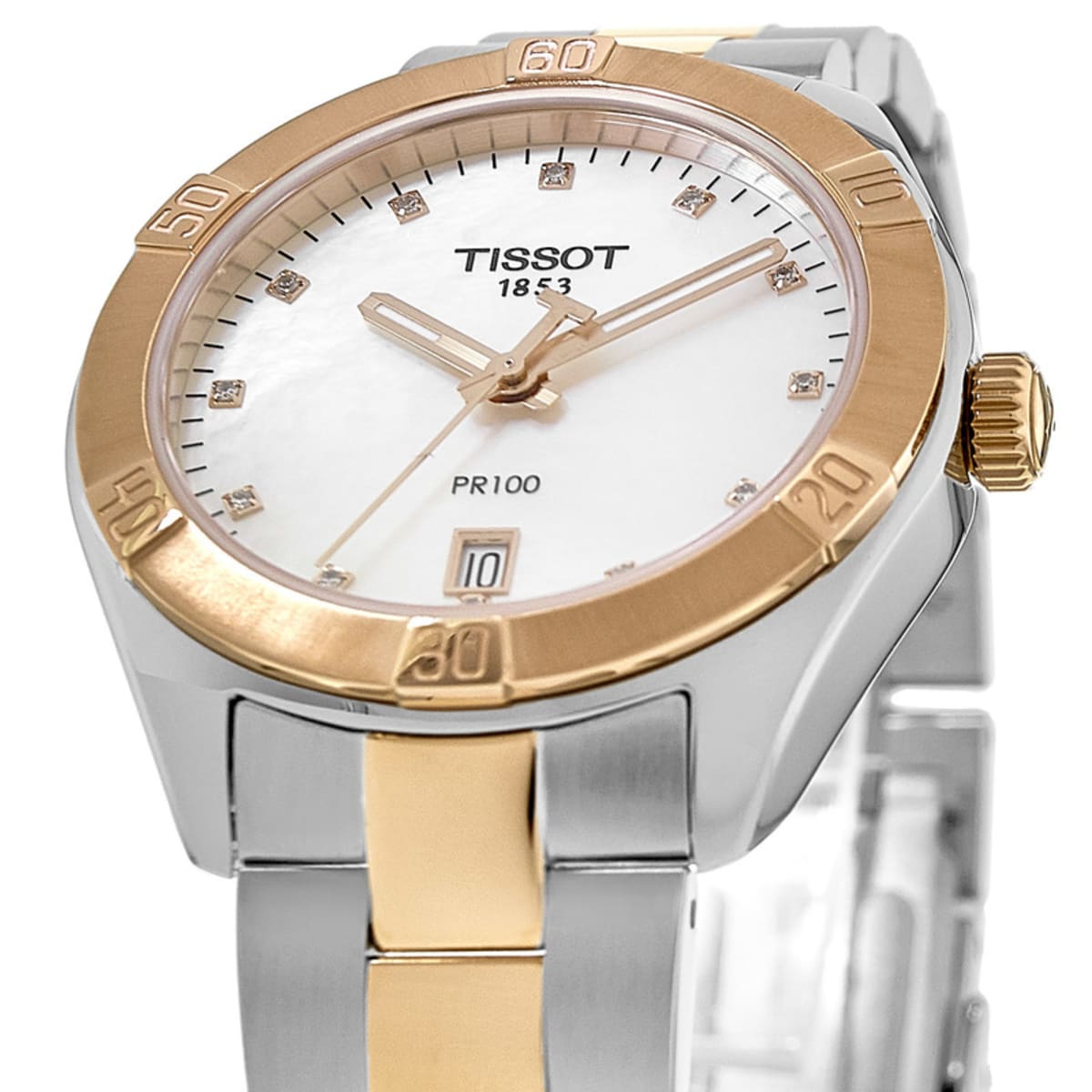 Tissot PR 100  T101.910.22.116.00 Rose Gold & Stainless Steel 2