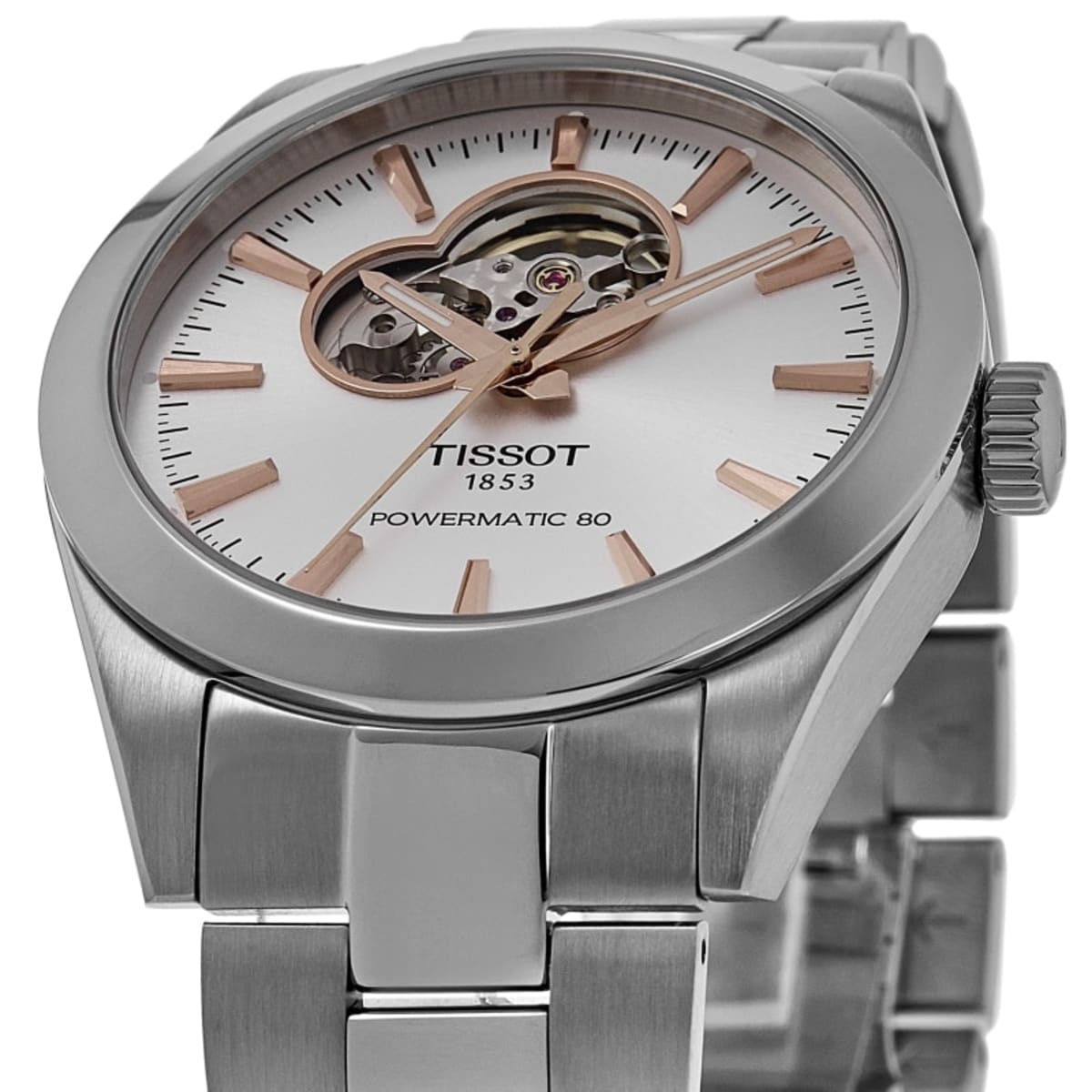 Tissot Gentleman Open Heart T127.407.11.031.01 Stainless Steel 2
