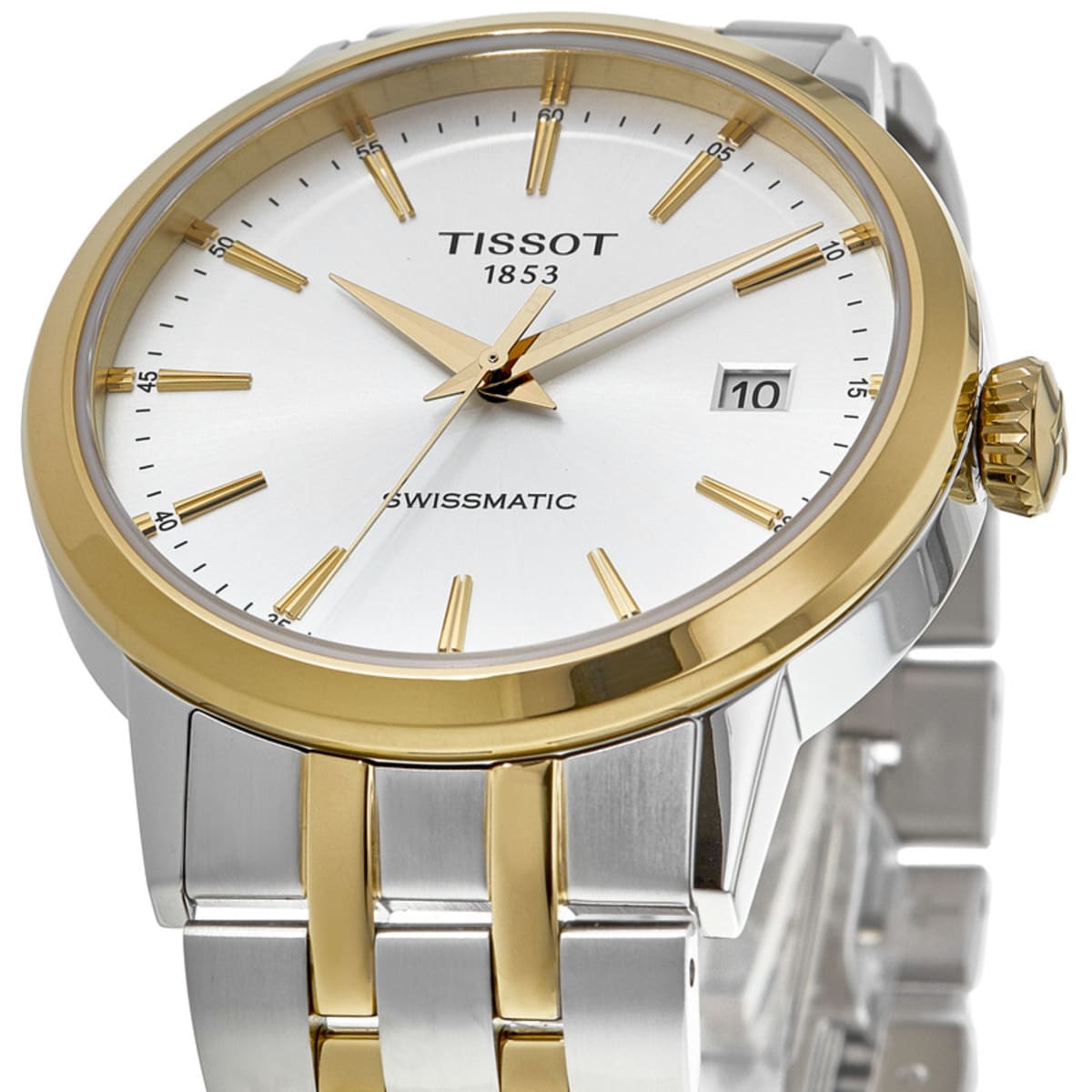 Tissot Classic Dream Swissmatic T129.407.22.031.01 Yellow Gold & Stainless Steel 2