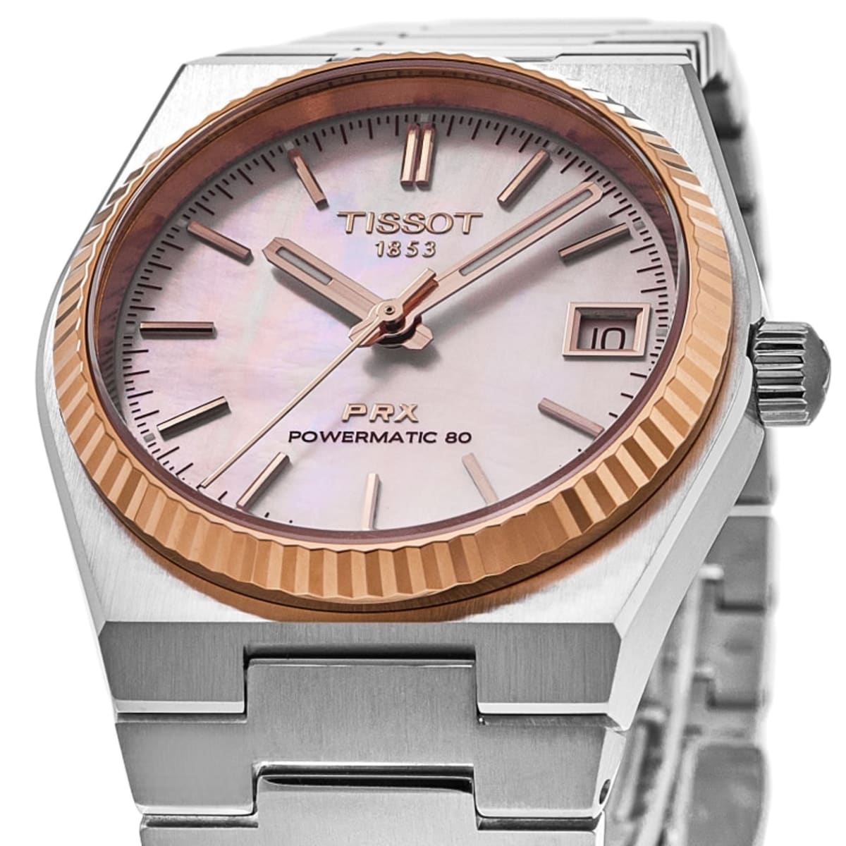 Tissot PRX Powermatic 80 T931.207.41.111.00 Rose Gold & Stainless Steel 2
