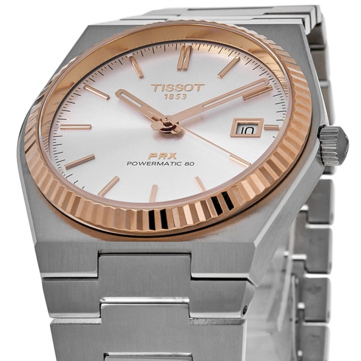 Tissot PRX Powermatic 80 T931.407.41.031.00 Rose Gold & Stainless Steel 2