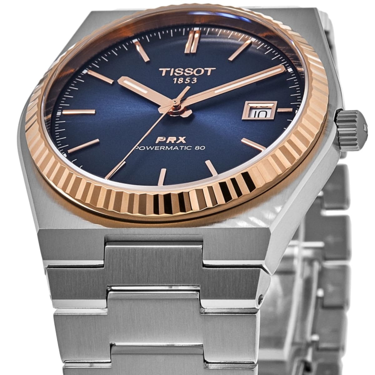 Tissot PRX Powermatic 80 T931.407.41.041.00 Rose Gold & Stainless Steel 2