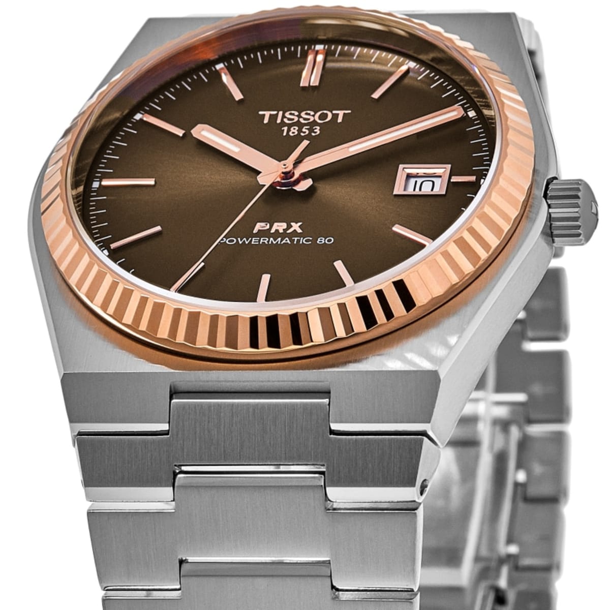 Tissot PRX Powermatic 80 T931.407.41.291.00 Rose Gold & Stainless Steel 2