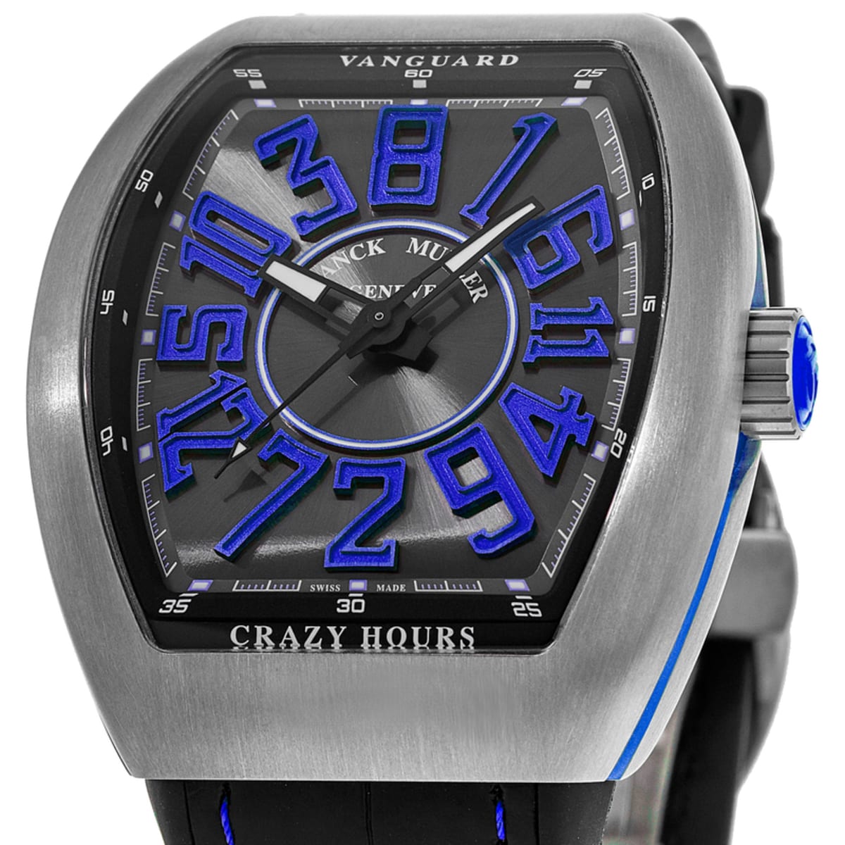 Franck Muller Vanguard Crazy Hours V 45 CH TT BR (BL) Titanium 2