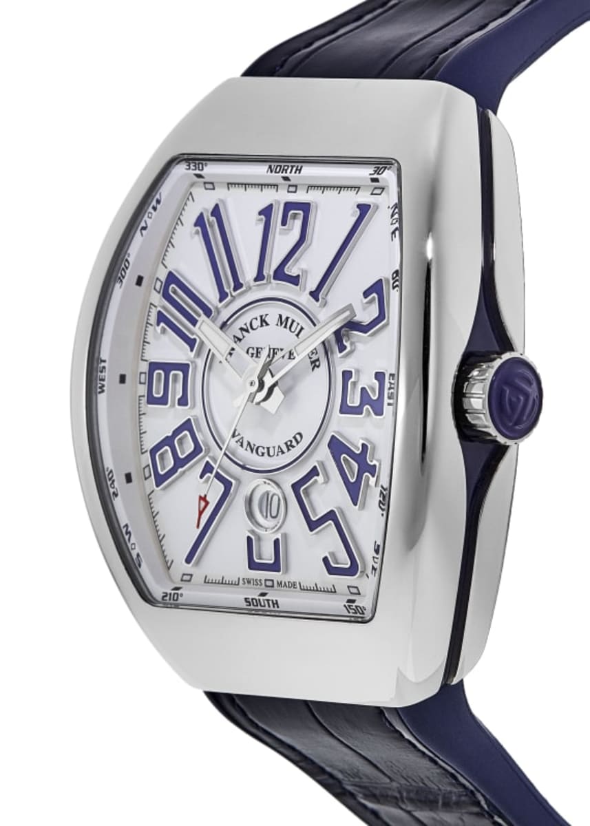 Franck Muller Vanguard  V 45 SC DT AC BU Stainless Steel 2