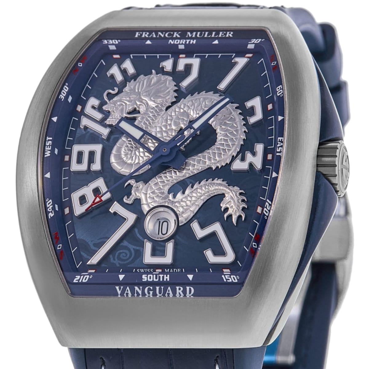 Franck Muller Vanguard Limited Edition V 45 SC DT AC NR DRAGON KING BL Stainless Steel 2