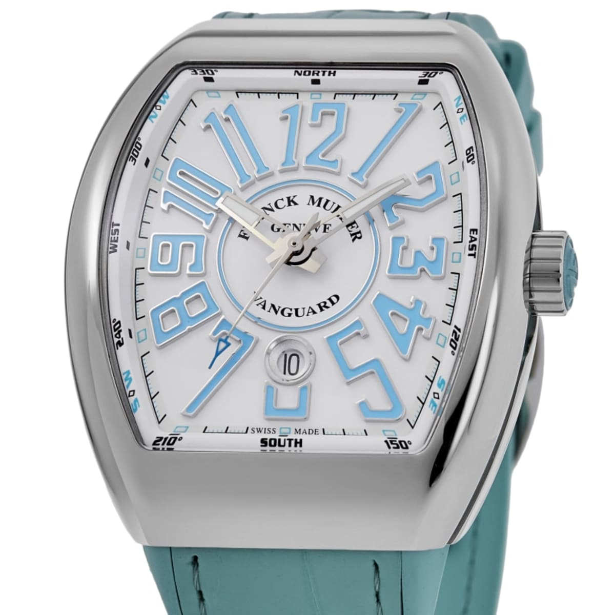 Franck Muller Vanguard Classical V 45 SC DT AC TU Stainless Steel 2