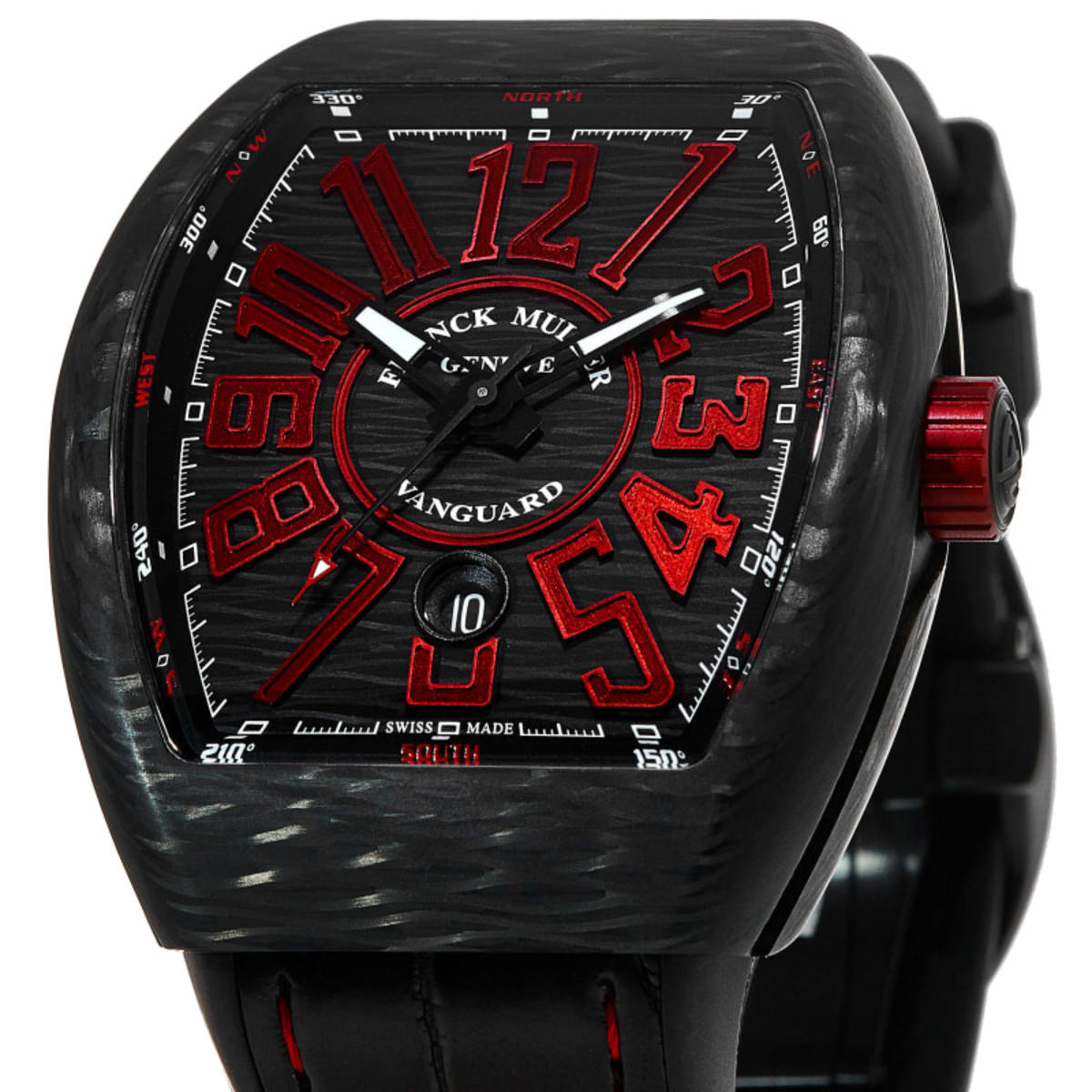 Franck Muller Vanguard  V 45 SC DT CARBON NR (NR) Carbon Fiber 2