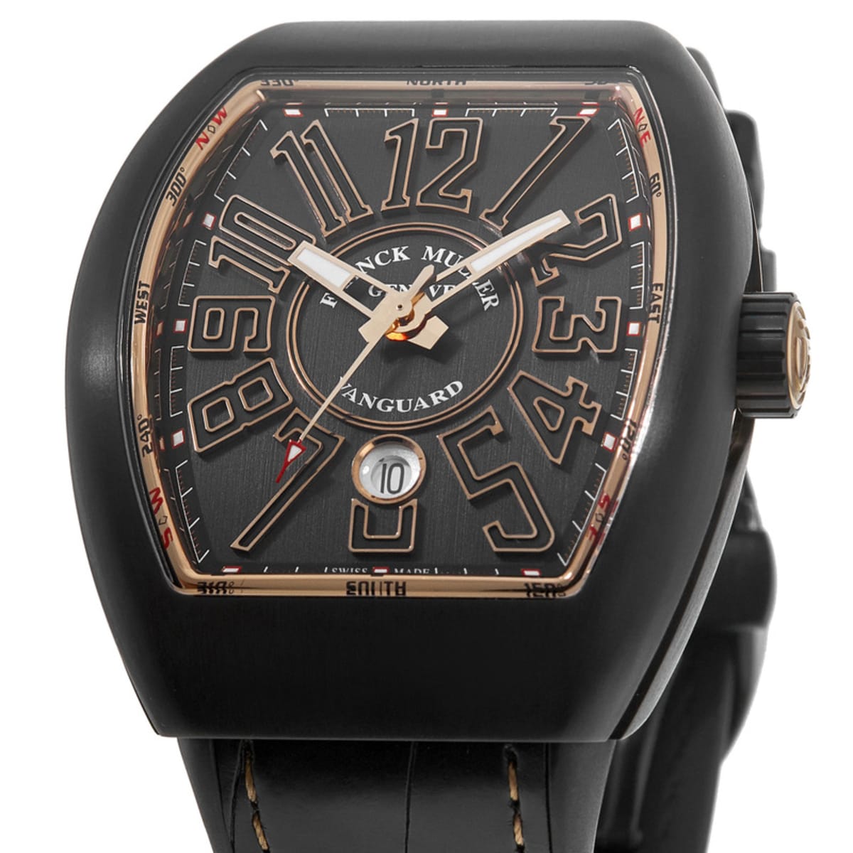 Franck Muller Vanguard Classical V 45 SC DT TT NR BR (5N) Titanium 2