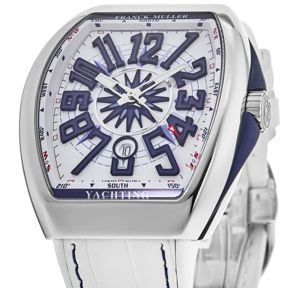 Franck Muller Vanguard Yachting V 45 SC DT YACHTING AC BL(WH) Stainless Steel 2