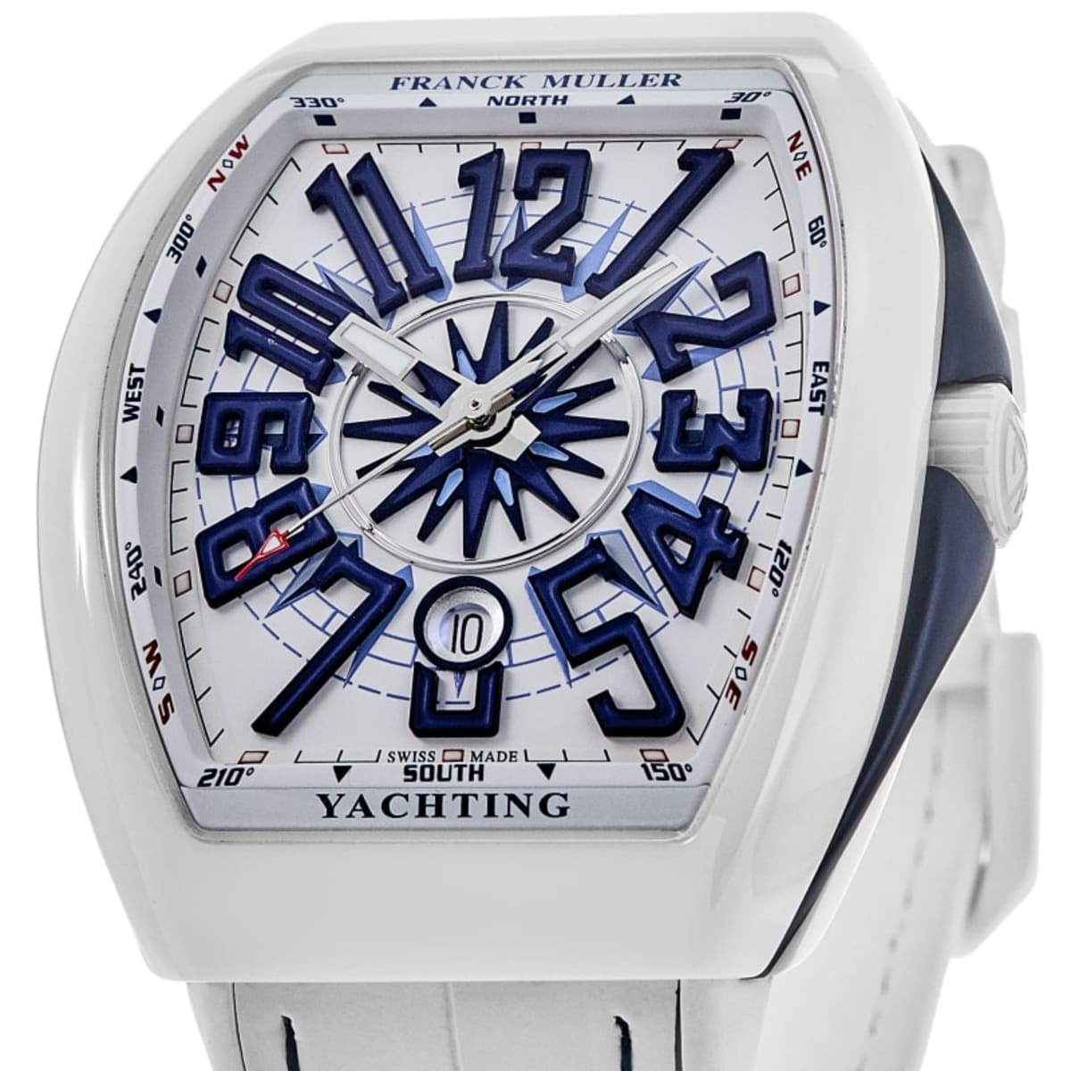 Franck Muller Vanguard Yachting V 45 SC DT YACH WH Ceramic 2