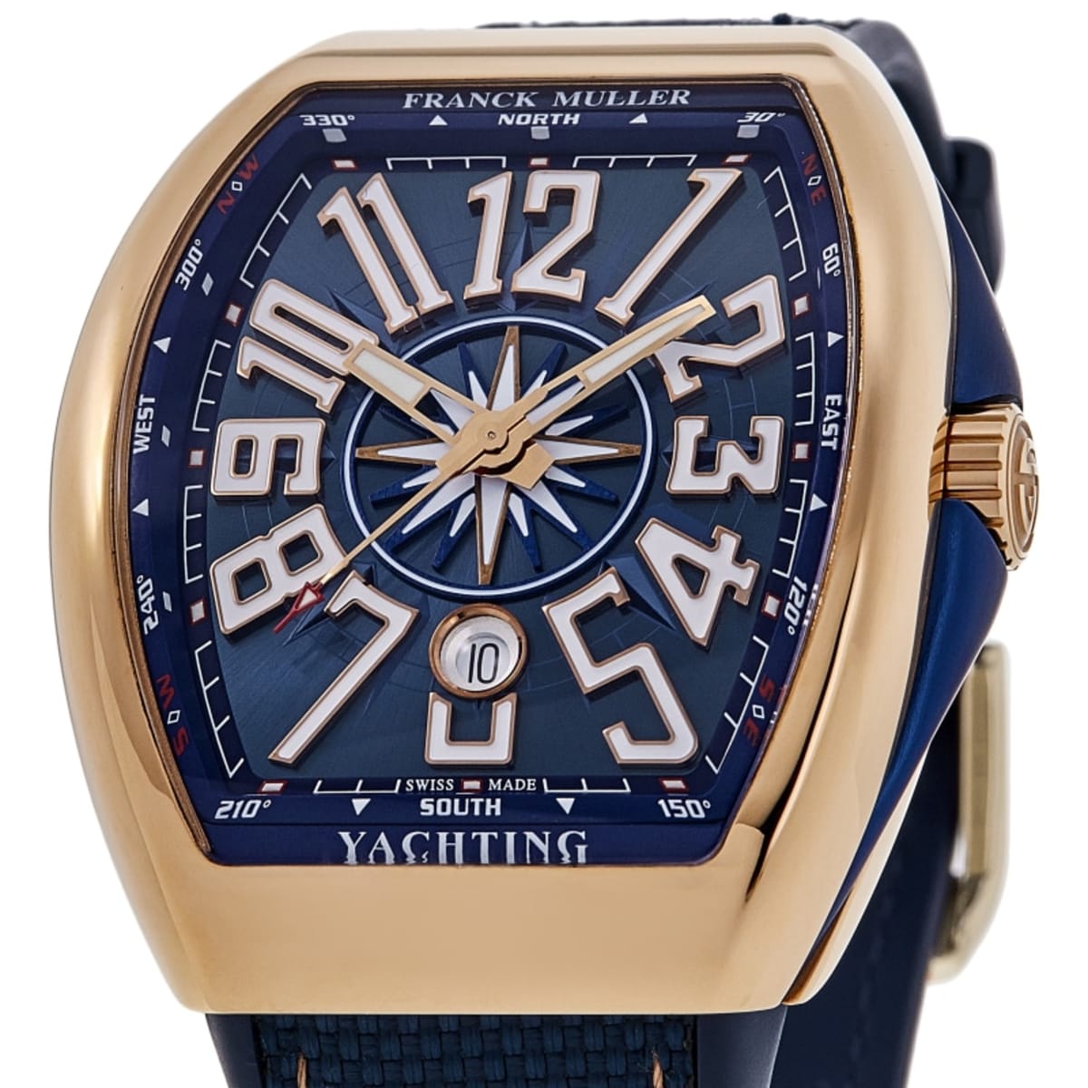 Franck Muller Vanguard Yachting V 45 SC YACHT 5N BL Rose Gold 2