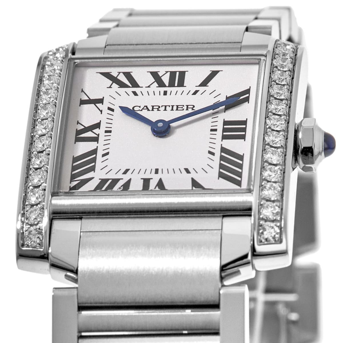 Cartier Tank Francaise W4TA0009 Stainless Steel 2