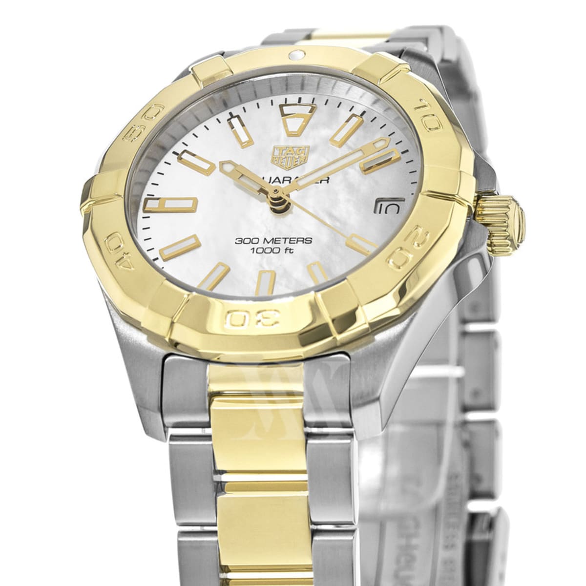 Tag Heuer Aquaracer Lady 300M 32MM WBD1320.BB0320 Yellow Gold Plated 2
