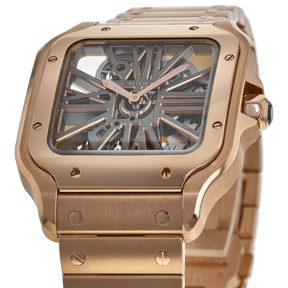 Cartier Santos  WHSA0016 Rose Gold 2