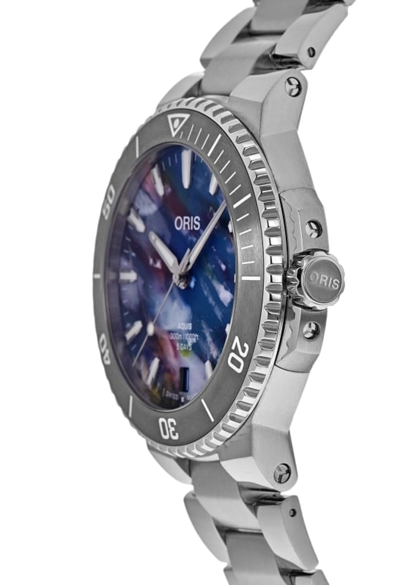 Oris Aquis Date 01 400 7790 4150-07 8 23 02PEB Stainless Steel 3