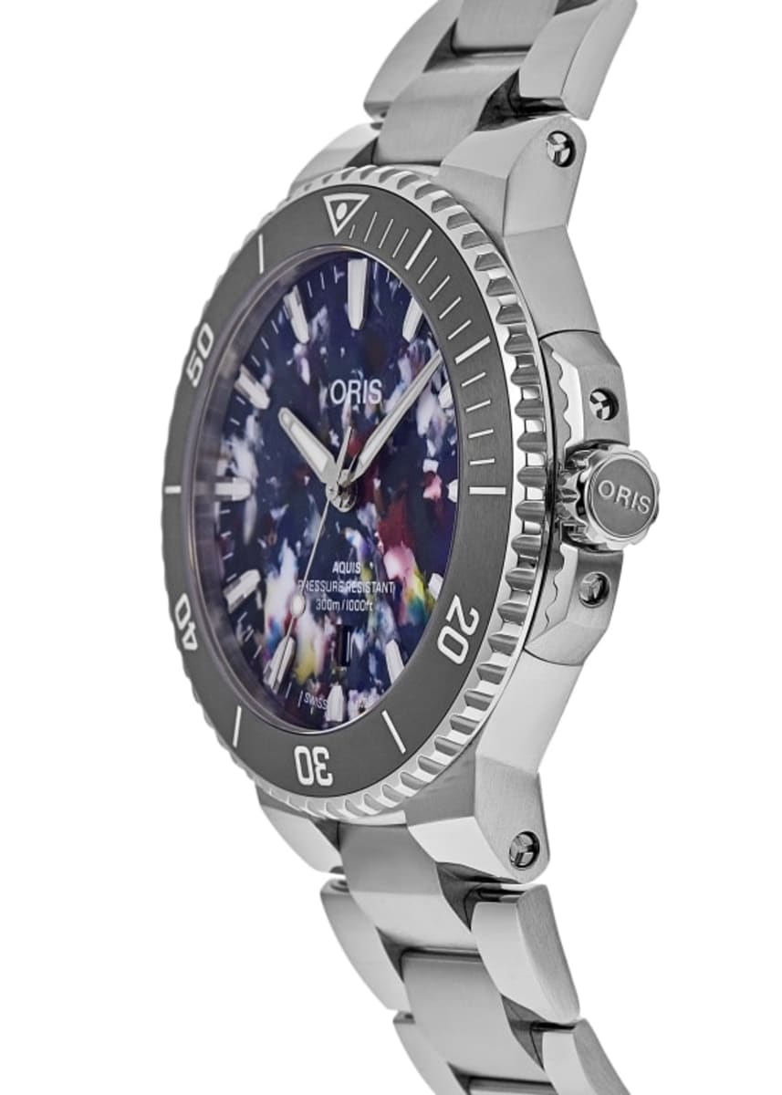 Oris Aquis Date 01 733 7789 4150-07 8 23 04PEB Ceramic & Stainless Steel 3