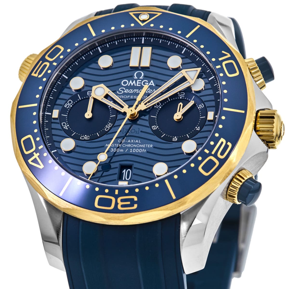 Omega Seamaster Diver 300M 210.22.44.51.03.001 Yellow Gold & Stainless Steel 3