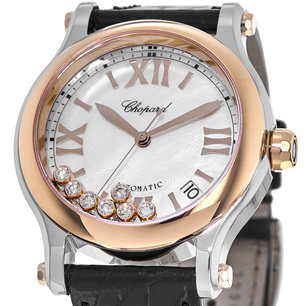 Chopard Happy Sport Medium Automatic 36mm 278559-6008 Rose Gold & Stainless Steel 3