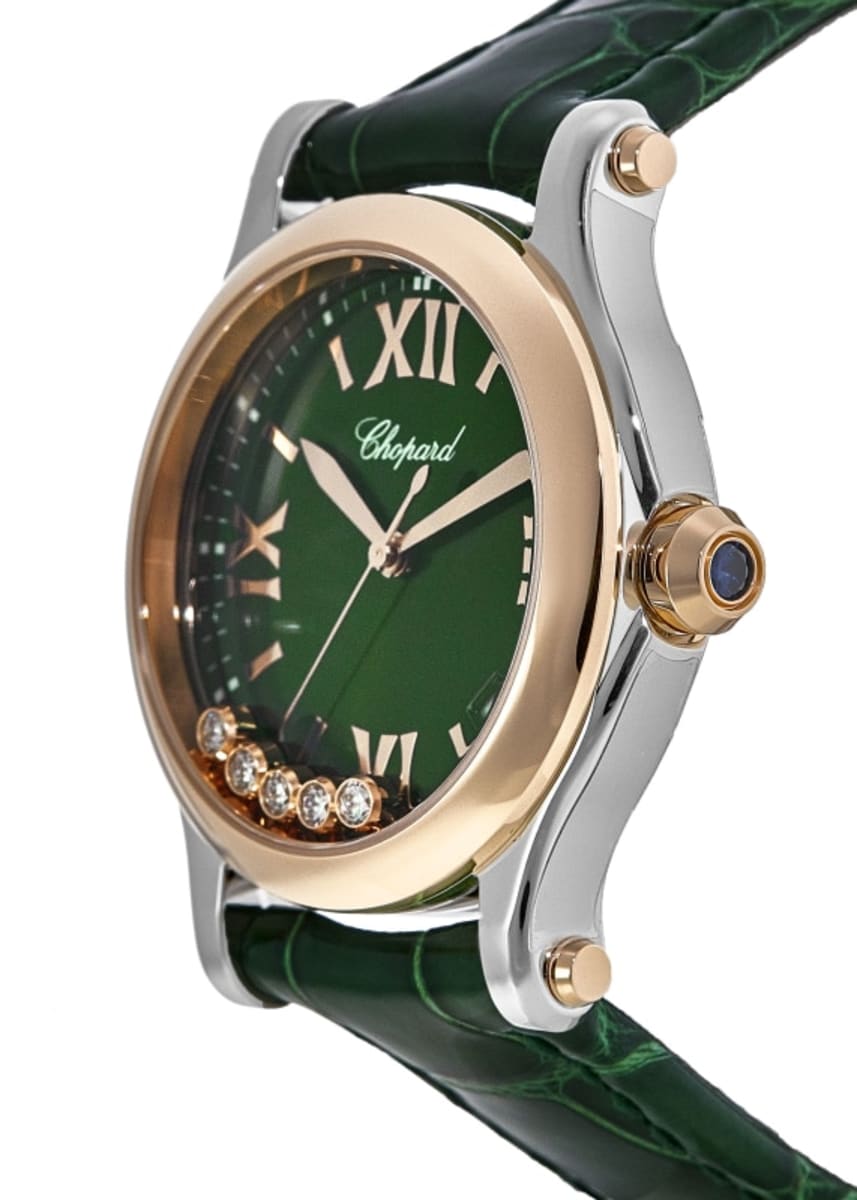 Chopard Happy Sport Round 36mm 278582-6005 Rose Gold & Stainless Steel 3