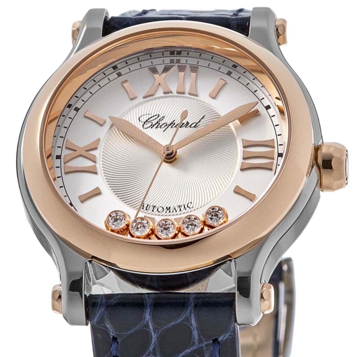 Chopard Happy Sport Automatic 33mm 278608-6001 Rose Gold & Stainless Steel 3