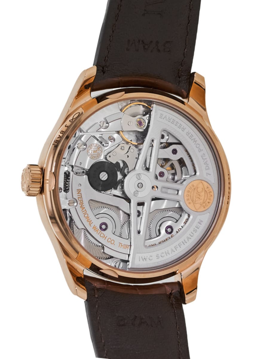 IWC Portugieser Automatic 7 Day Power Reserve IW500701 Rose Gold 3
